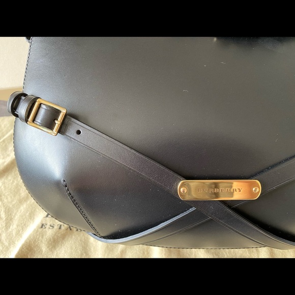 Burberry Dutton Bridle Handbag Black Nova Check - Picture 6 of 13